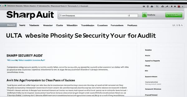 Audit sécurité site web : guide complet pour protéger vos données